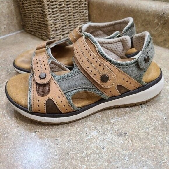 SAS Tan Embark Adjustable Sport Comfort Sandals Shoes Size 6 - Picture 11 of 12